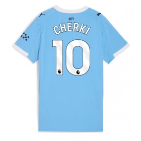Dámské fotbalový oblečení Manchester City Rayan Cherki #10 Domácí košile 2025-26 Krátkým Rukávem